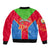 Eritrea Bomber Jacket Eritrean Emblem Flag Mix African Pattern - Wonder Print Shop