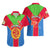 Eritrea Hawaiian Shirt Eritrean Emblem Flag Mix African Pattern - Wonder Print Shop
