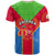 Eritrea T Shirt Eritrean Emblem Flag Mix African Pattern - Wonder Print Shop