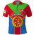 Custom Eritrea Polo Shirt Eritrean Emblem Flag Mix African Pattern - Wonder Print Shop