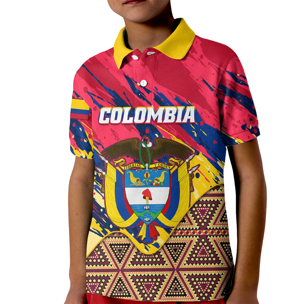 colombia-kid-polo-shirt-colombian-tribal-seamless-patterns