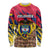 Colombia Long Sleeve Shirt Colombian Tribal Seamless Patterns LT01