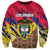 Colombia Sweatshirt Colombian Tribal Seamless Patterns - Wonder Print Shop