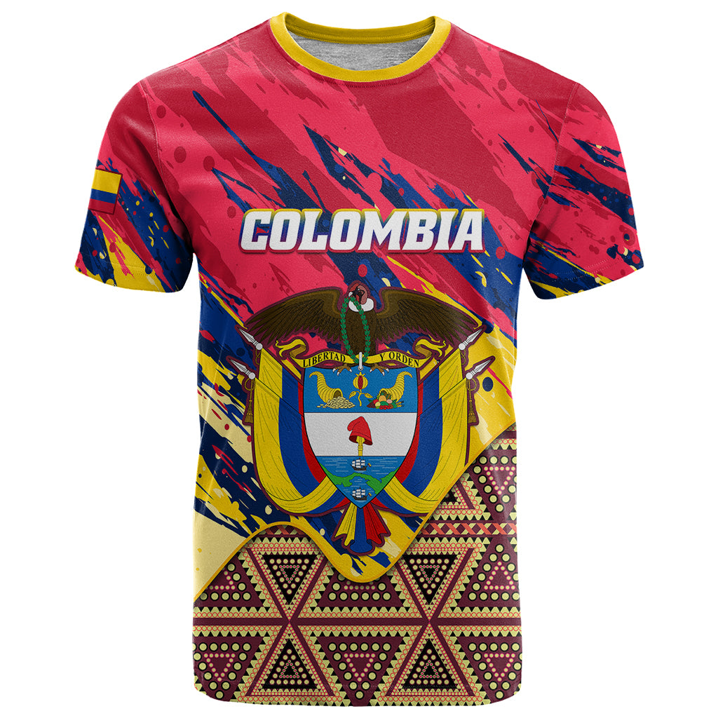 colombia-t-shirt-colombian-tribal-seamless-patterns