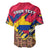 Personalised Colombia Baseball Jersey Colombian Tribal Seamless Patterns - Wonder Print Shop