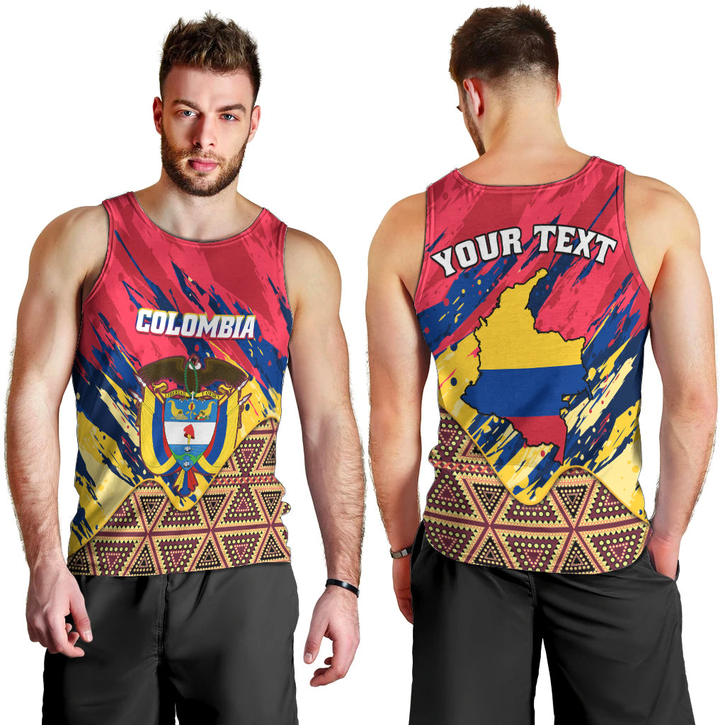 personalised-colombia-men-tank-top-colombian-tribal-seamless-patterns