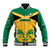 Jamaica Football Baseball Jacket Reggae Girlz Lion Sporty Style - Wonder Print Shop
