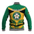 Jamaica Football Baseball Jacket Reggae Girlz Lion Sporty Style - Wonder Print Shop
