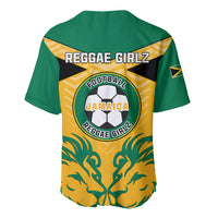 Jamaica Football Baseball Jersey Reggae Girlz Lion Sporty Style - Wonder Print Shop