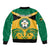 Jamaica Football Bomber Jacket Reggae Girlz Lion Sporty Style - Wonder Print Shop