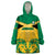 Jamaica Football Wearable Blanket Hoodie Reggae Girlz Lion Sporty Style - Wonder Print Shop