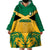 Jamaica Football Wearable Blanket Hoodie Reggae Girlz Lion Sporty Style - Wonder Print Shop