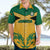 Personalised Jamaica Football Hawaiian Shirt Reggae Girlz Lion Sporty Style - Wonder Print Shop