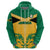 Personalised Jamaica Football Hoodie Reggae Girlz Lion Sporty Style - Wonder Print Shop