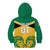 Personalised Jamaica Football Kid Hoodie Reggae Girlz Lion Sporty Style - Wonder Print Shop