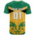 Personalised Jamaica Football T Shirt Reggae Girlz Lion Sporty Style - Wonder Print Shop