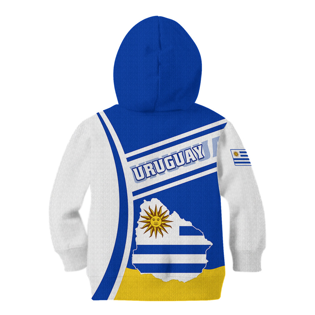 Uruguay Kid Hoodie Uruguayan Coat Of Arms - Wonder Print Shop