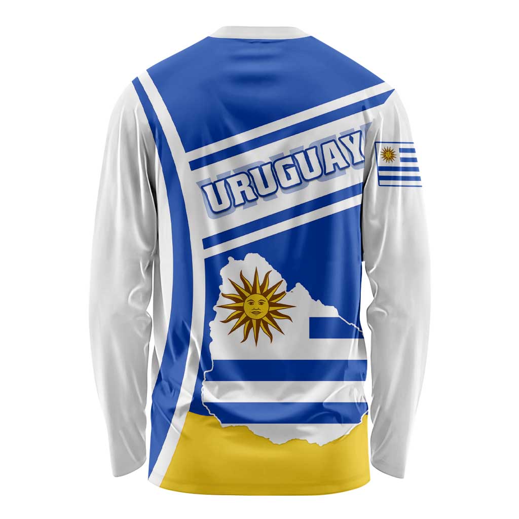 Uruguay Long Sleeve Shirt Uruguayan Coat Of Arms LT01