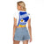 Uruguay Raglan Cropped T Shirt Uruguayan Coat Of Arms - Wonder Print Shop