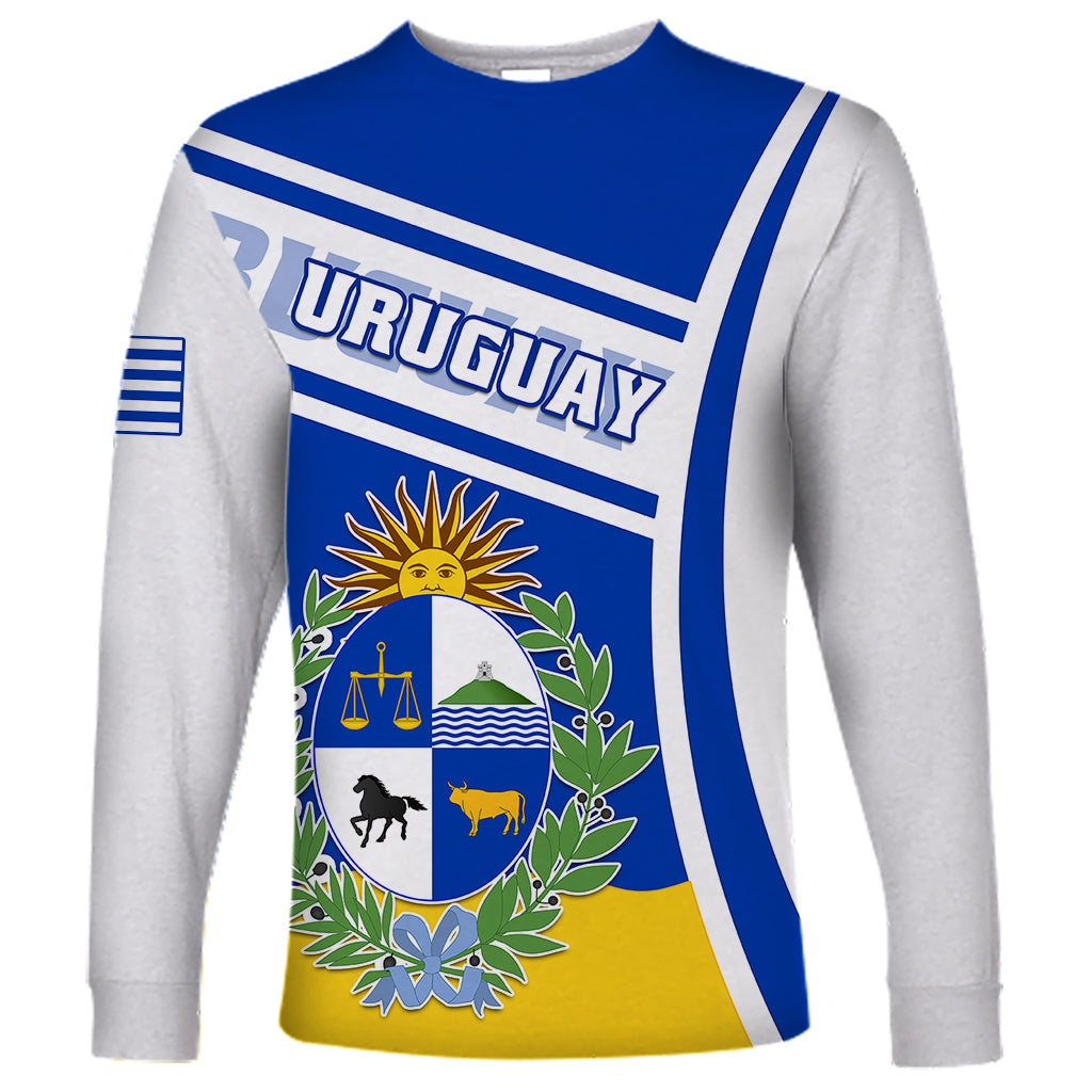 personalised-uruguay-long-sleeve-shirt-uruguayan-coat-of-arms
