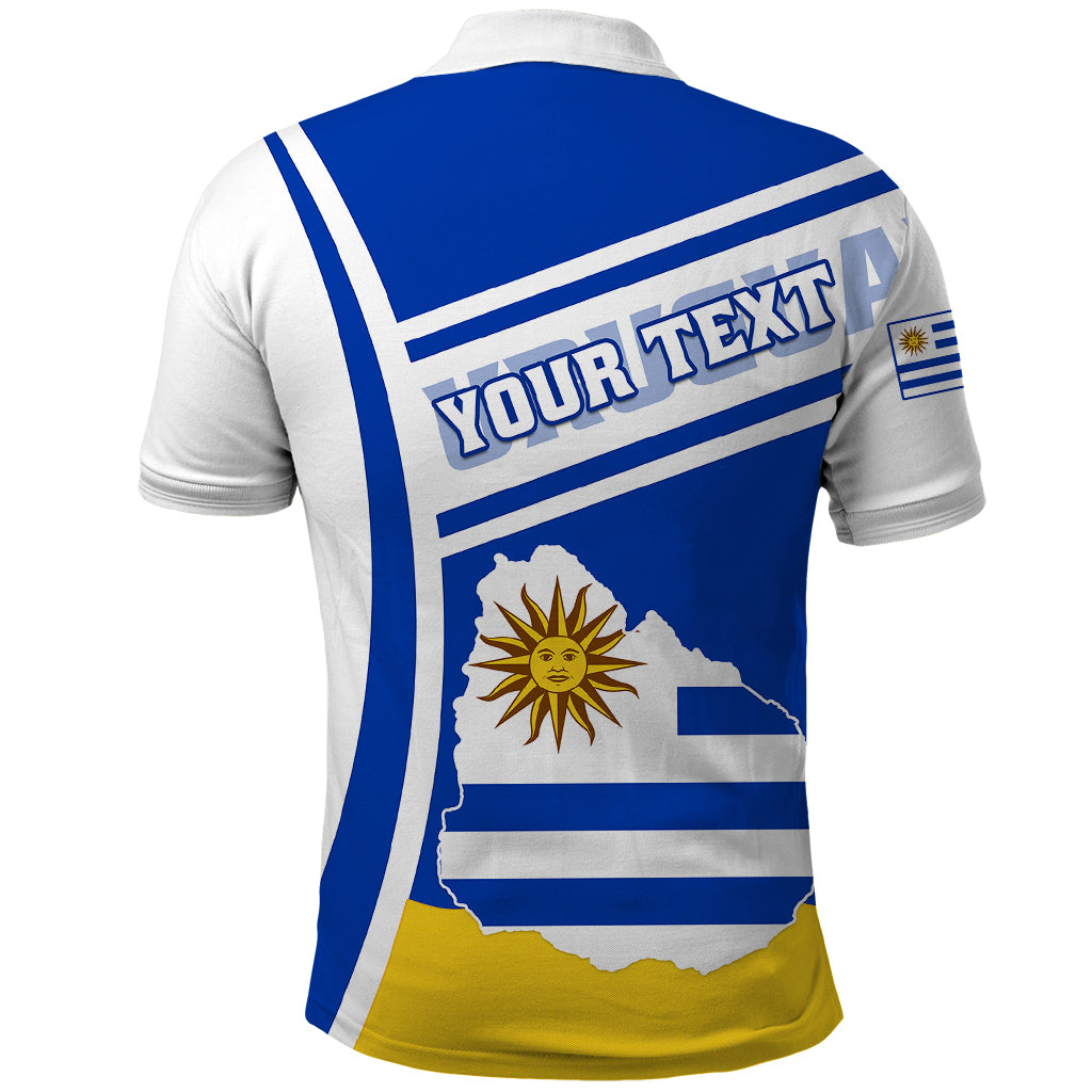 Personalised Uruguay Polo Shirt Uruguayan Coat Of Arms - Wonder Print Shop
