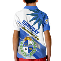 Uruguay Independence Day Kid Polo Shirt Uruguayan Sol de Mayo Special Version - Wonder Print Shop