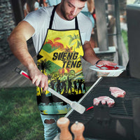 Jamaica Sleng Teng Riddim Apron Booyaka Booyaka - Wonder Print Shop