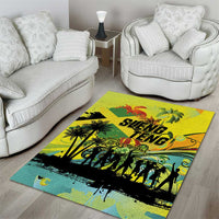 Jamaica Sleng Teng Riddim Area Rug Booyaka Booyaka - Wonder Print Shop