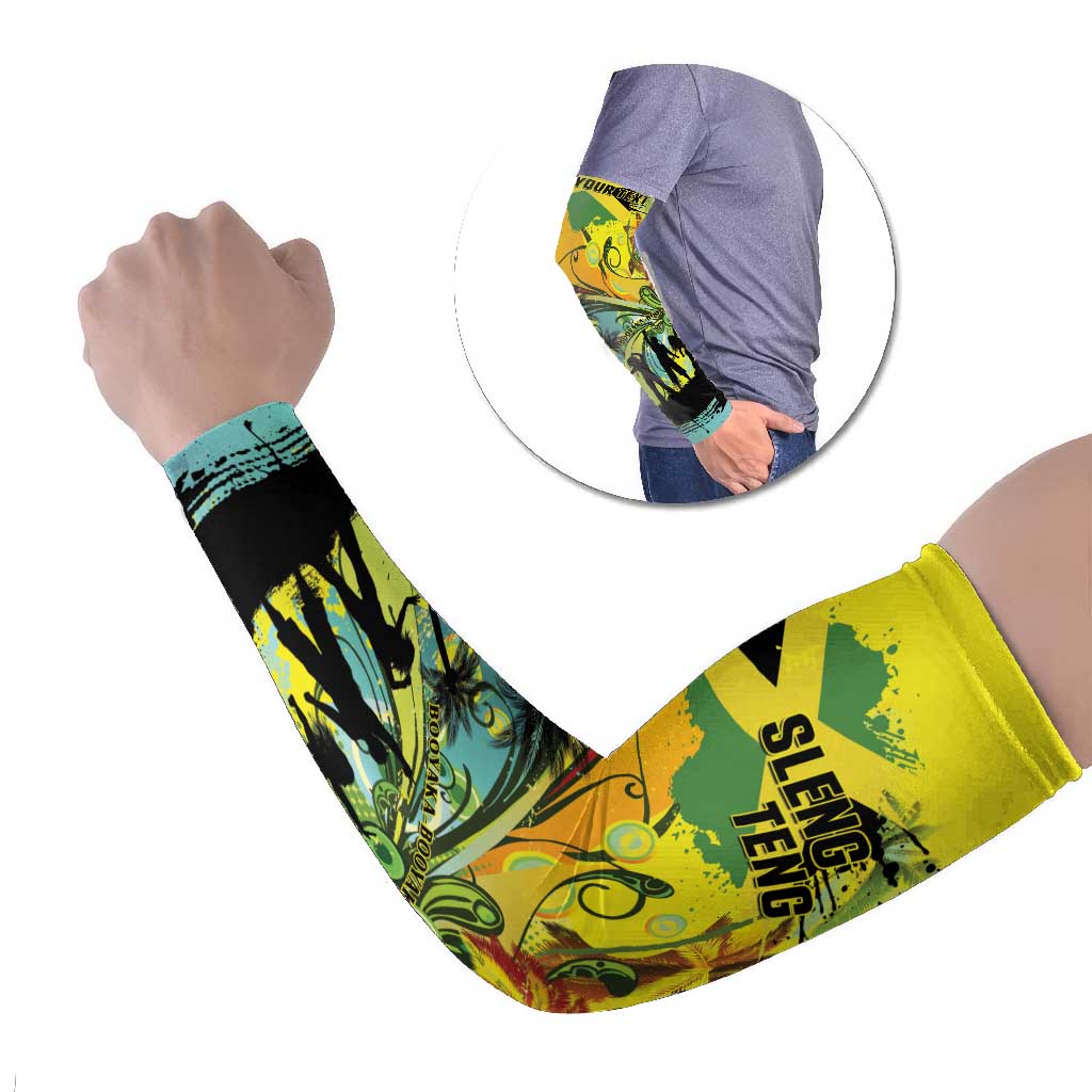 Jamaica Sleng Teng Riddim Arm Sleeves Booyaka Booyaka - Wonder Print Shop