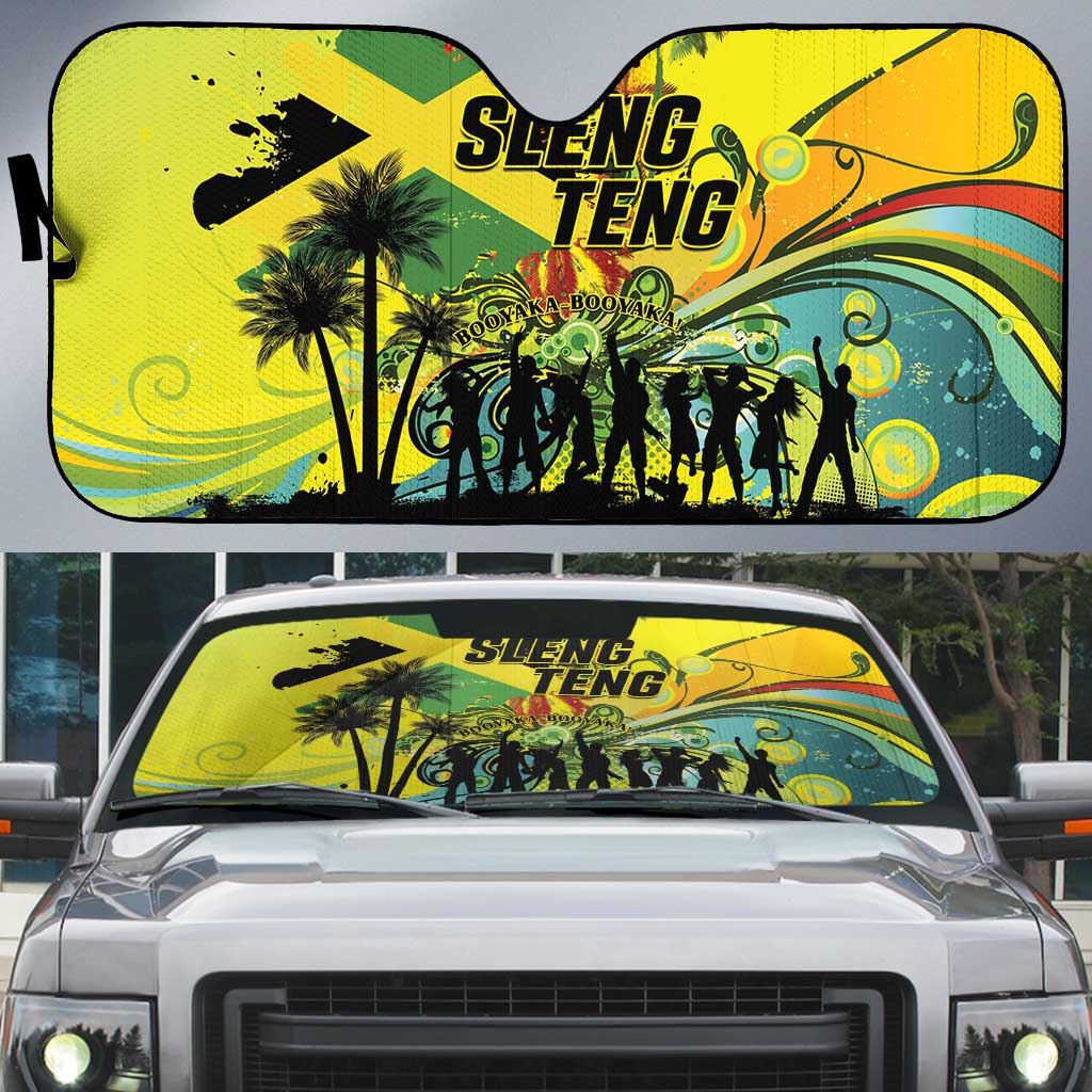 Jamaica Sleng Teng Riddim Auto Sun Shade Booyaka Booyaka - Wonder Print Shop