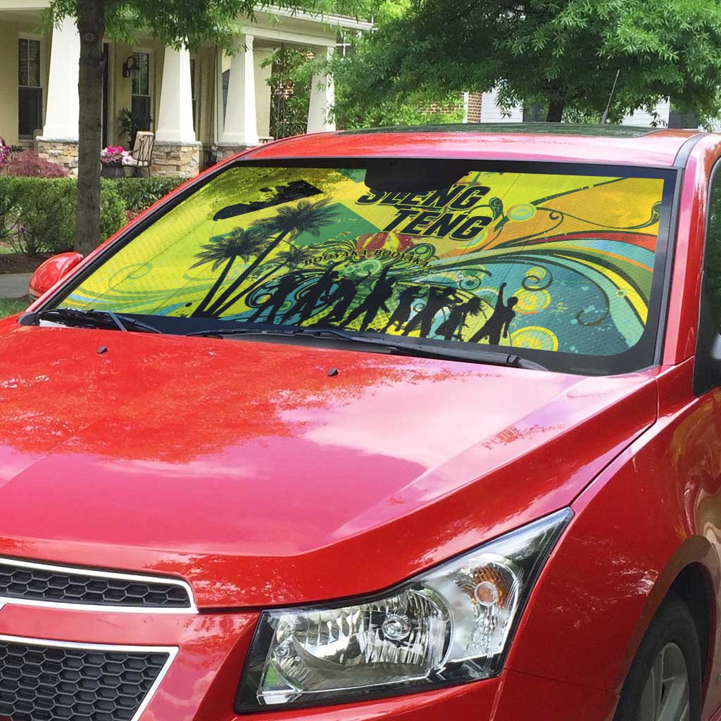 Jamaica Sleng Teng Riddim Auto Sun Shade Booyaka Booyaka - Wonder Print Shop
