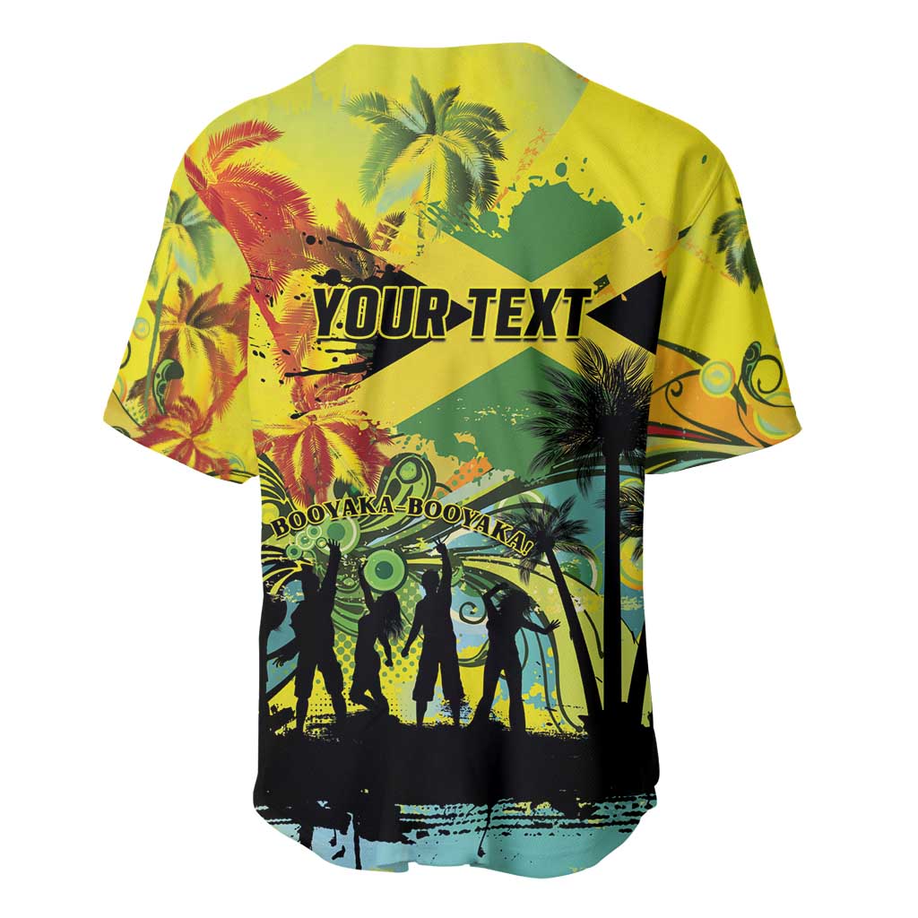 Personalized Jamaica Sleng Teng Riddim Baseball Jersey Booyaka Booyaka - Wonder Print Shop