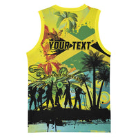 Personalized Jamaica Sleng Teng Riddim Basketball Jersey Booyaka Booyaka - Wonder Print Shop