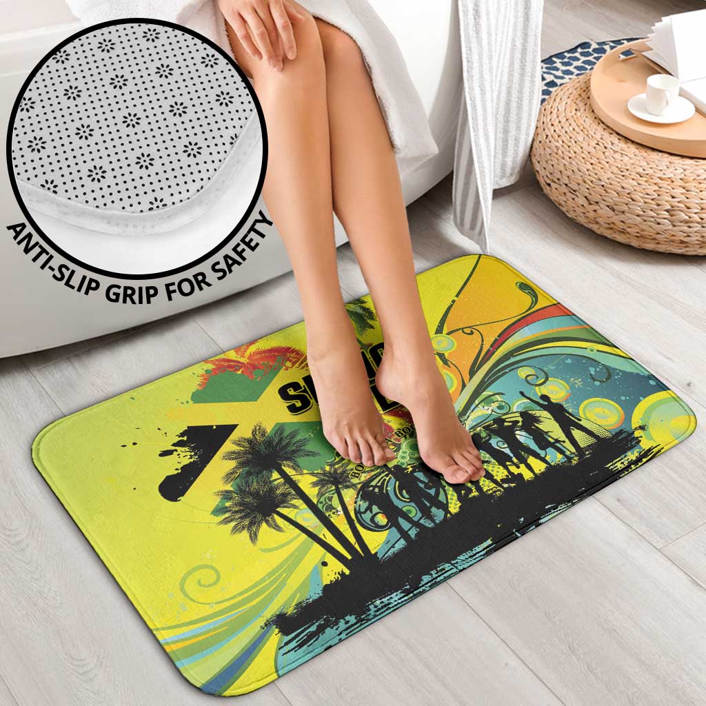 Jamaica Sleng Teng Riddim Bathroom Set Booyaka Booyaka - Wonder Print Shop