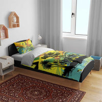 Jamaica Sleng Teng Riddim Bedding Set Booyaka Booyaka - Wonder Print Shop