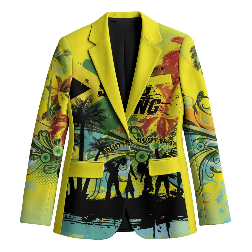 Personalized Jamaica Sleng Teng Riddim Blazer Booyaka Booyaka - Wonder Print Shop