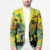 Personalized Jamaica Sleng Teng Riddim Blazer Booyaka Booyaka - Wonder Print Shop