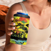 Personalized Jamaica Sleng Teng Riddim 4 in 1 Can Cooler Tumbler Booyaka Booyaka - Wonder Print Shop
