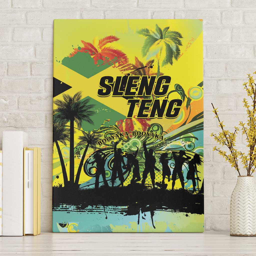 Jamaica Sleng Teng Riddim Canvas Wall Art Booyaka Booyaka - Wonder Print Shop