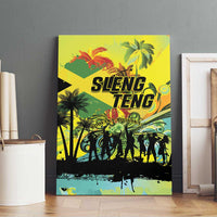 Jamaica Sleng Teng Riddim Canvas Wall Art Booyaka Booyaka - Wonder Print Shop