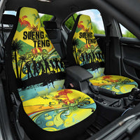 Jamaica Sleng Teng Riddim Car Seat Cover Booyaka Booyaka - Wonder Print Shop
