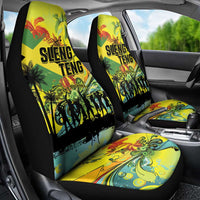 Jamaica Sleng Teng Riddim Car Seat Cover Booyaka Booyaka - Wonder Print Shop