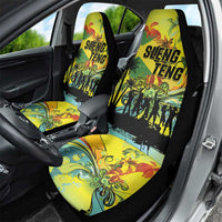 Jamaica Sleng Teng Riddim Car Seat Cover Booyaka Booyaka - Wonder Print Shop