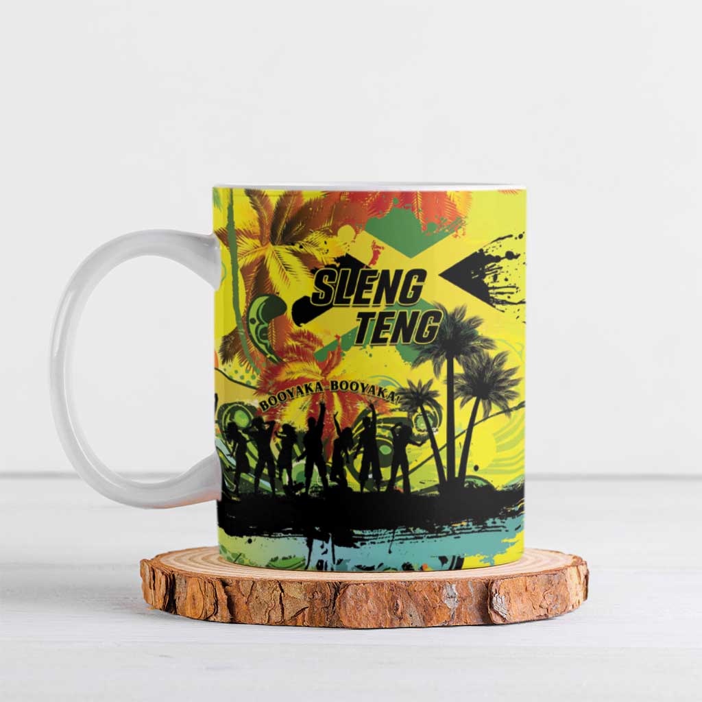 Personalized Jamaica Sleng Teng Riddim Ceramic Mug Booyaka Booyaka - Wonder Print Shop
