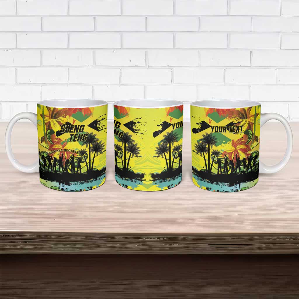 Personalized Jamaica Sleng Teng Riddim Ceramic Mug Booyaka Booyaka - Wonder Print Shop