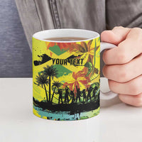 Personalized Jamaica Sleng Teng Riddim Ceramic Mug Booyaka Booyaka - Wonder Print Shop