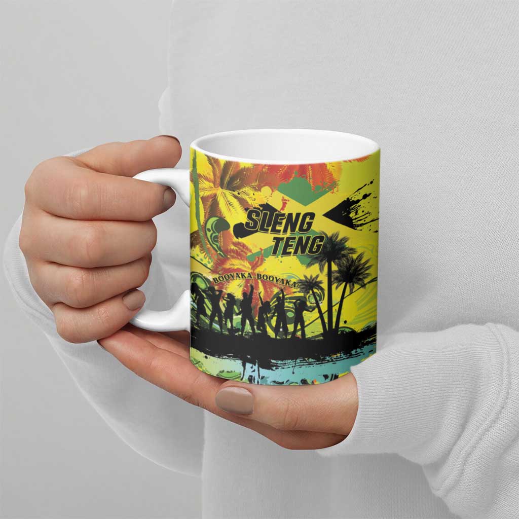 Personalized Jamaica Sleng Teng Riddim Ceramic Mug Booyaka Booyaka - Wonder Print Shop
