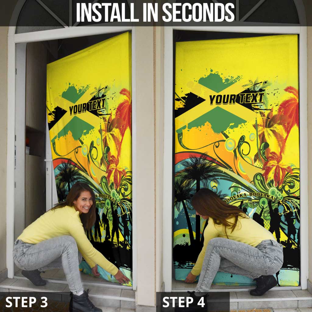 Jamaica Sleng Teng Riddim Door Cover Booyaka Booyaka - Wonder Print Shop