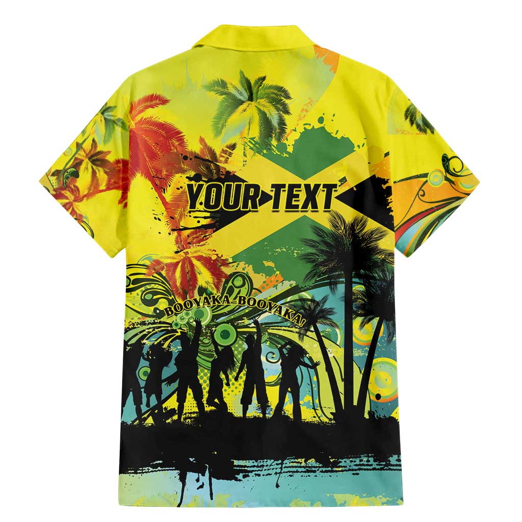 Personalized Jamaica Sleng Teng Riddim Family Matching Mermaid Dress and Hawaiian Shirt Booyaka Booyaka - Wonder Print Shop