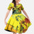 Personalized Jamaica Sleng Teng Riddim Family Matching Summer Maxi Dress and Hawaiian Shirt Booyaka Booyaka - Wonder Print Shop